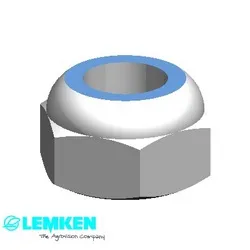 Шлицевая гайка 3030934 Lemken