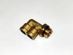 Фитинг (наруж.резьба) трубка  12мм. М22Х1,5 тройник F-образный 9402 CAMOZZI 940212-М22х1,5-S01 CAMOZZI